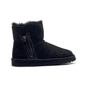 Ugg Mini Zipper Boot - Black