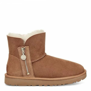 Ugg Mini Zipper Boot - Chestnut