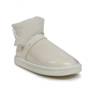  UGG Clear Quilty Boots Mini - White