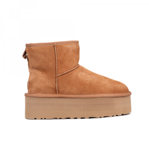 УГГИ CLASSIC MINI PLATFORM BOOT - CHESTNUT