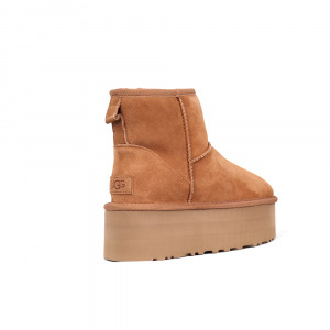 УГГИ CLASSIC MINI PLATFORM BOOT - CHESTNUT