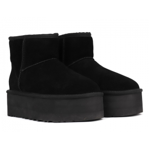 УГГИ CLASSIC MINI PLATFORM BOOT - BLACK