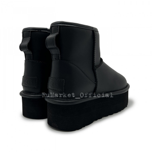 Classic Mini Platform Boot - Ultra Matte Black