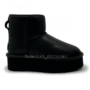 Classic Mini Platform Boot - Ultra Matte Black