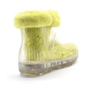 DRIZLITA CLEAR BOOT - Key Lime