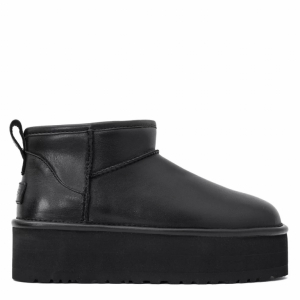 Classic Ultra Mini Platform Boot Leather Black