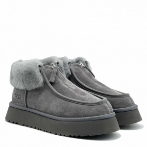 Ugg Funkette Platform Boots Grey