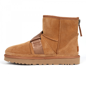 CLASSIC MINI QUICKCLICK BOOT CHESTNUT