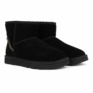 CLASSIC MINI DECO SUEDE BOOT MEN'S BLACK