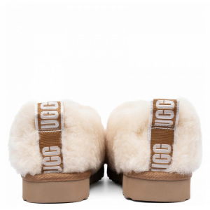 Ugg Hailey Fluff Slippers Natural