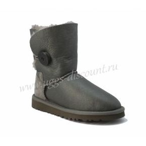 Kids Bailey Button Metallic Grey