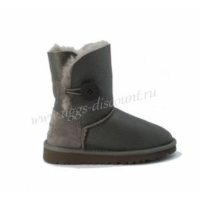 Kids Bailey Button Metallic Grey