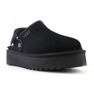 GOLDENSTAR CLOG PLATFORM BLACK