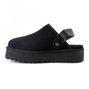 GOLDENSTAR CLOG PLATFORM BLACK