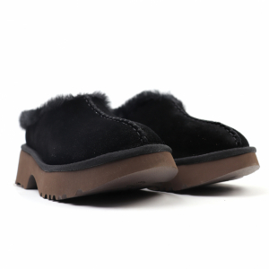 New Heights Cozy Clog Black