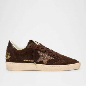 Golden Goose Ball Star Suede Brown
