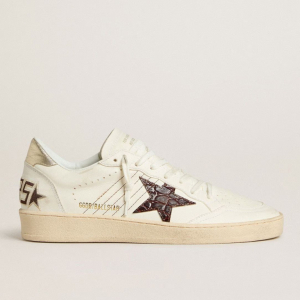 Golden Goose Ball Star Croco Star