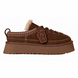 Heritage Lace-Up Slipper Burnt Cedar