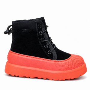 UGG Kids Neumel Hybrid Black Suede Orange