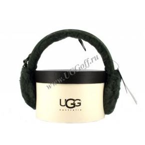 UGG Earmuff  - меховые наушники черного цвета 