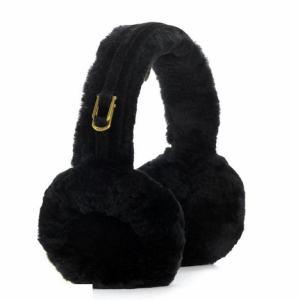 UGG Earmuff  - меховые наушники черного цвета 