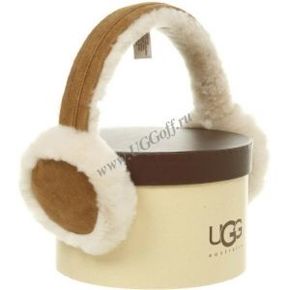 UGG Earmuff  - меховые наушники рыжего цвета 