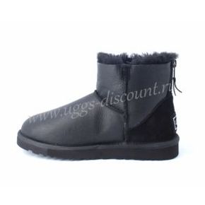 UGG Mini Zip Metallic Black Blink