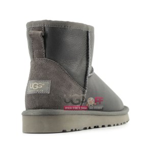 Womens Classic Mini Metallic Grey